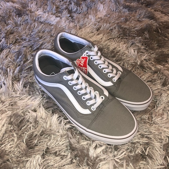 grey lace up vans
